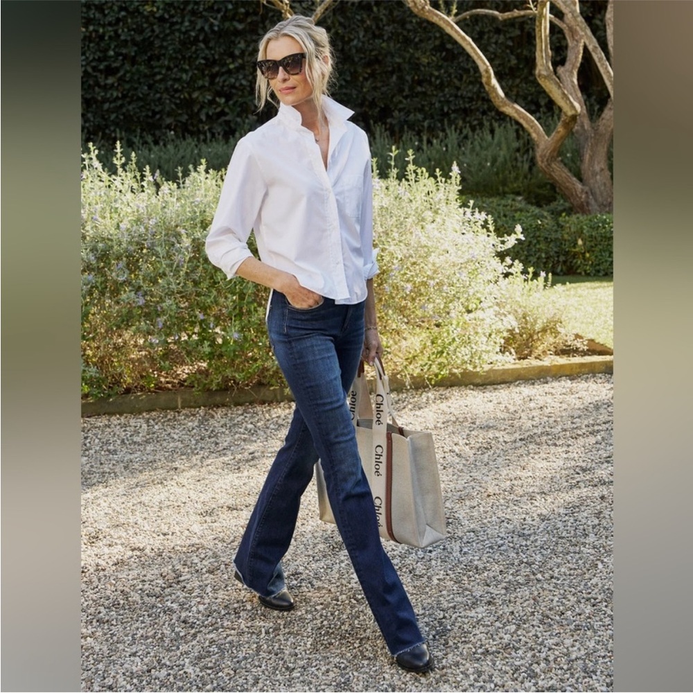 Frank & Eileen Flannigan Flare Italian Power Denim Dark Wash